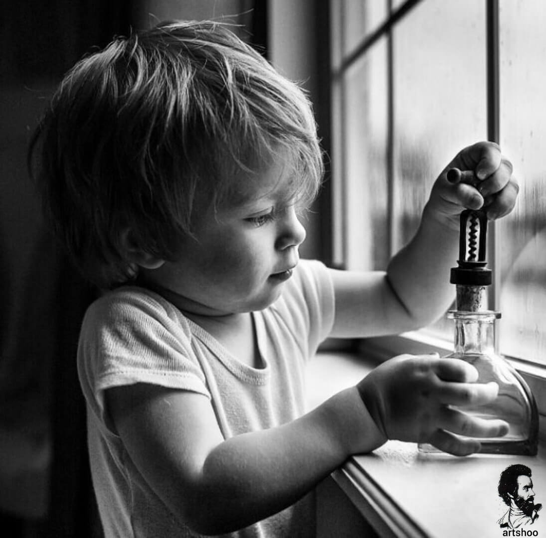 آموزش نقاشی سیاه قلم